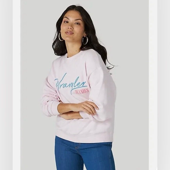 Wrangler Women's High Rib Retro Sweatshirt - Picture 1 of 9